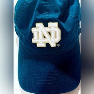 Under Armour Blue and White Hat with Curved Brim